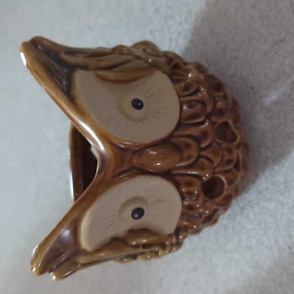 Ceramic Wise Owl Tealight Set of 3 - See, Hear & Speak No Evil - Picture 3 of 7
